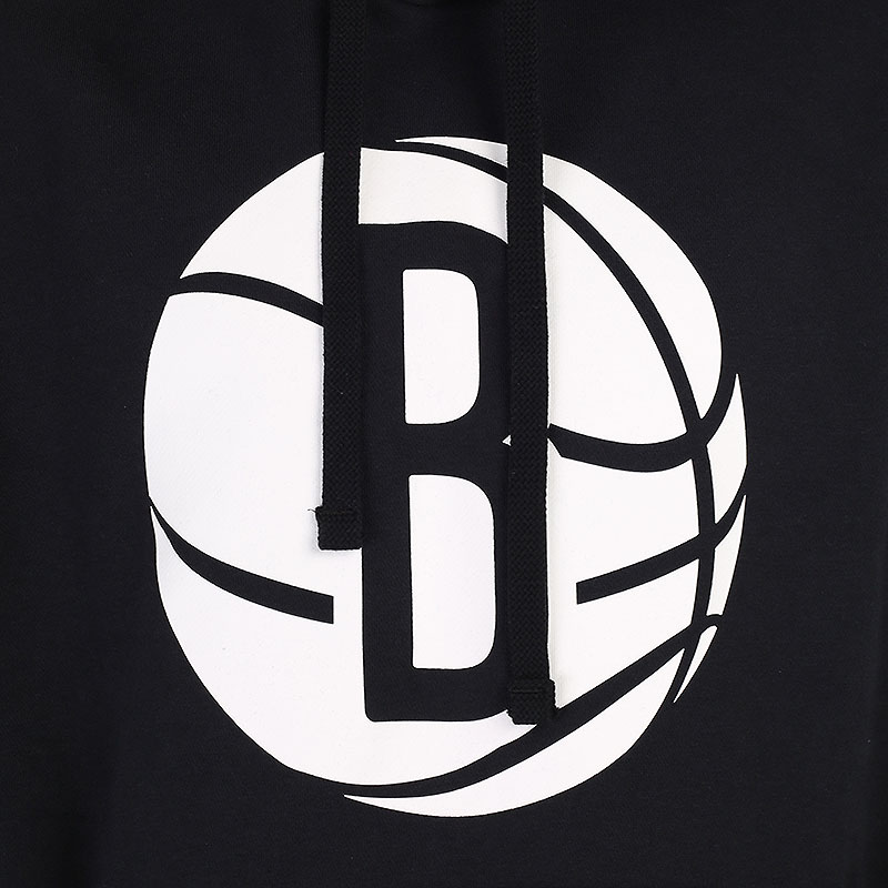 мужская черная толстовка Nike NBA Brooklyn Nets Essential Hoodie CN1187-010 - цена, описание, фото 4